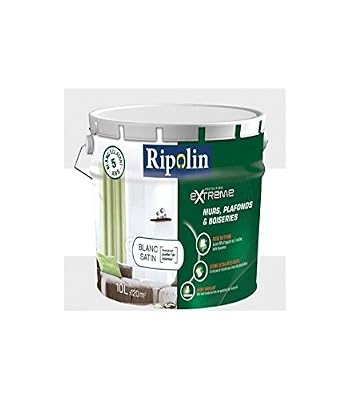 RIPOLIN - Peinture Murs et Plafonds protection extrême 10L satin