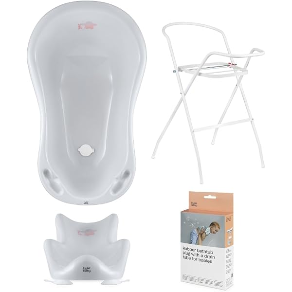 Baignoire Bébé Avec Thermomètre Intégré - 102 Cm, Avec Pieds Et Tuyau D'évacuation, Plusieurs Motifs Animaux Et Météo