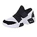 Produktbild Geili Herren Sneaker mit Klettverschluss Leicht Atmungsaktiv Mesh Turnschuhe Fashion Männer Übergrößen Plateau Sportschuhe Tennis Hiking Halbschuhe Laufschuhe Größe EU 39-43