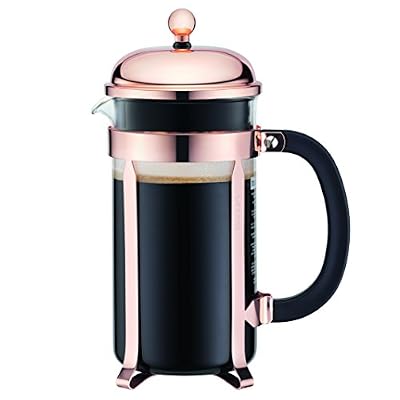 Bodum - 11652-18 - Chambord - Cafetière à Piston 8 Tasses - 1 L - Cuivre