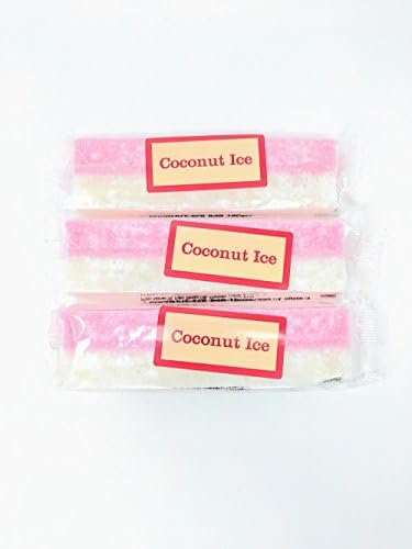 The Real Candy Company X3 Coconut Ice Nougat Bars 150g Bars Gift Box Sweet Hamper UK Seller