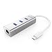 Tecknet TA301 Type C Lan Hub, TeckNet USB-C to 3-Port USB 3.0 Hub with Ethernet Adapter for USB Type-C Devices Including the new MacBook, ChromeBook Pixel and More (Aluminum) RS.2099.00
