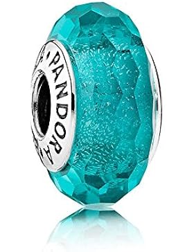 Charm Schill.-türkis Facetten 791655