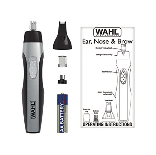 Wahl 5546-216 2 in 1 Deluxe Nasen-/Ohrhaar- und Augenbrauentrimmer mit Beleuchtung - 4