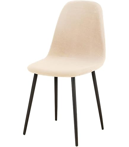 Coprisedie Elasticizzati Con Schienale 4 Pezzi - Fodere Universali Per Sedie Rotonde - Foto 3