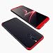 Produktbild Huawei Mate 10 Lite Hülle Fanxwu 360 Grad Schutz Schutzhülle 3 in 1 Kombination Ultra Schlank Cover Anti-Kratzer Schützend Abdeckung - Rot und Schwarz