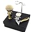 Imitation Horn Shaving Set with Safety/DE Razor