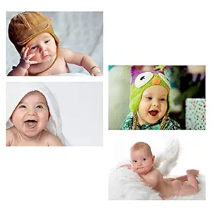 Sehaz Artworks Cute Baby Poster for Pregnant Women (12x18, Multicolour, Set of 4) - SZA-1027-Poster-SET