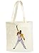 Produktbild Uk Print King Freddie Mercury Mic, Einkaufstasche fürs Einkaufen, Picknick, Zuhause, Lagerung und Schule, tote bag