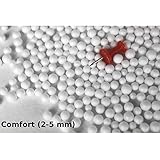 kissenwelt.de EPS-Perlen, Styroporkügelchen, COMFORT Mikroperlen 2-5 mm, Menge/Liter:10 Liter