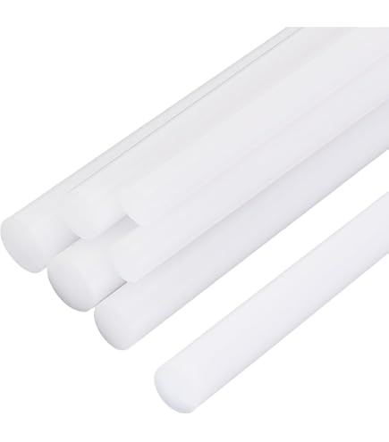 Polyamide nylon ronde staaf PA6 fi 70 mm wit natuurlijk - lengte 150 mm