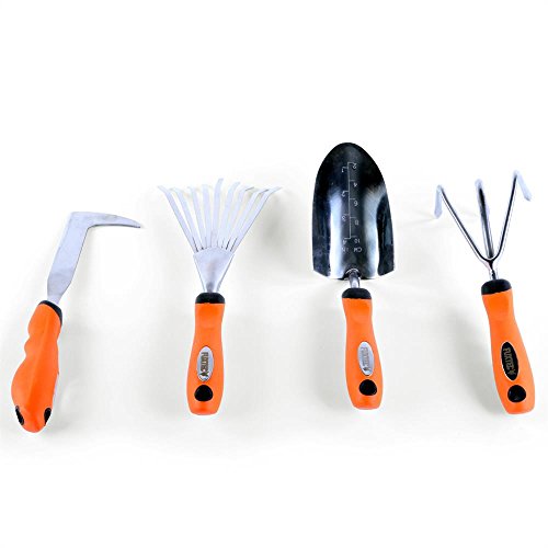 FUXTEC 4er Set Premium Handgartenwerkzeug - 2