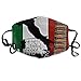 Produktbild Anti-Allergens Flu Dust Face Masks, Earloop Half Face Mask for Women Men, Travel Hiking Face and Nose Cover with Adjustable Elastic Strap - Pisa Tower Italian Flag