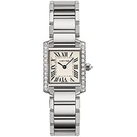 CARTIER TANK FRANCAISE LADIES SMALL SOLID GOLD WATCH WE1002S3 Wrist Watch (Wristwatch)