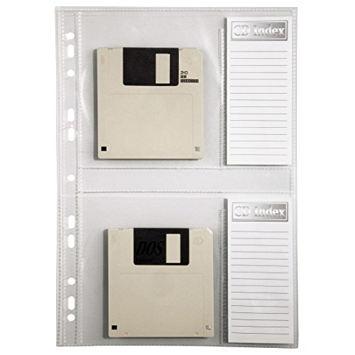 Hama CD ROM Ordnerhüllen DIN A4 für 20 CD-ROMs - 2