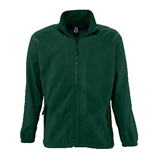 Sols Fleecejacke Fleece Jacke North bis Gr. 5XL ,Fir Green, 5XL