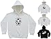 Hat-Trick Designs Derby County Football Baby/Kids/Childrens Hoodie Sweatshirt-7-8Yrs-White-I'D Rather Be-Unisex Gift