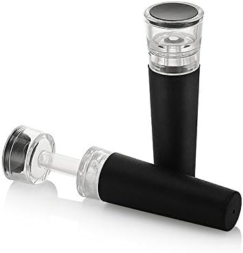 2Pcs Air Pump Vacuum Sealed Wine Bottle Stopper