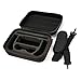 Produktbild 99native Nintendo Switch Tasche Deluxe Harte Tragetasche Schutz Portable Switch Schutzhülle Hülle Schutztasche Spielpatronen 11,8 x 9,8 x 5 Zoll, Eva-Schale und Beflockung innen (Schwarz)
