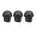 Produktbild Kreema 3 Stücke Wasserdichte 12 V 25A 20 MM Wippschalter IP65 Auf/Aus Mini Push Button Runde für Auto Boot Marine Dashboard Schwarz