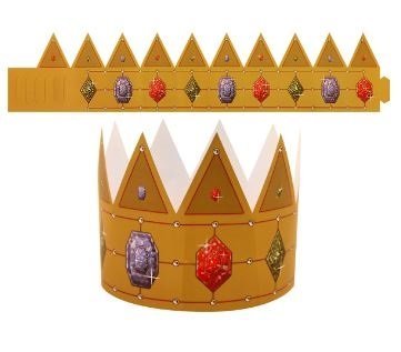 Christmas Paper Crown Party Hats by HaSaH