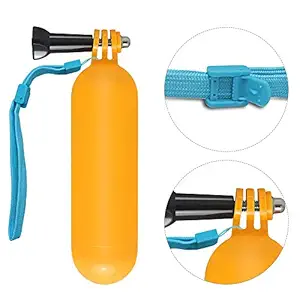 Smars Floaty Handle Bobber Stick with Strap Screw for GoPro, Hero 4 3 2 1, Ziefly Edge