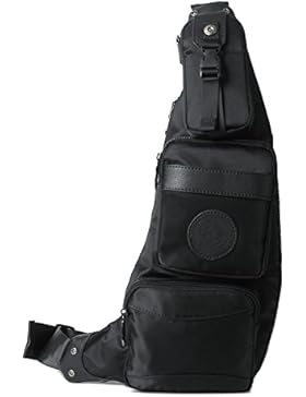 Outreo Umhängetasche Leichtgewicht Tasche Brusttasche Herren Sporttasche Vintage Schultertasche Retro Reisetasche...