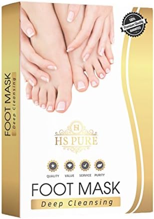 HS Pure Foot Peel Exfoliator Mask - Exfoliating Callus Remover - Peel Off Soft Baby Feet (1 Pair)