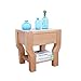 Produktbild BinLZ-Table Massivholz 1 Schublade Nachttisch Schlafzimmer Schrank Beistelltisch Double Layer 50 * 40 * 50Cm