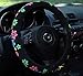 Produktbild 2016 Automotive Frauen Stickerei Cute Auto Lenkrad bedecken (Blumen neue)