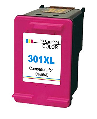 Ink_seller 2er Set kompatible Tintenpatronen als Ersatz für HP 301 XL Druckerpatronen für hp deskjet 2540 Patronen HP Deskjet 1000 1010 1510 1512 2000 2050 2054a 2510 2514 2540 2542 3000 3050 3054a,HP Envy 4500 4502 4504 5539, HP Officejet 2620 2622 2624 4634 4636 (Schwarz , Farbig) - 2