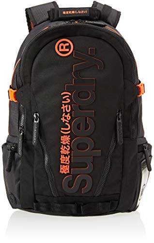 Preisvergleich Produktbild Superdry Herren 2 Tone Tarp Rucksack, Schwarz (Nero), 34x45x15 Centimeters