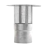 raab schornsteinaufsatz beton ENERGIEKOSTEN SPAREN: Hochwertiger Edelstahl der Kamin-Abdeckung führt zu einer optischen Aufwertung Ihrer Kaminrohre | Kein gefährlicher Rauchgas-Rückstau