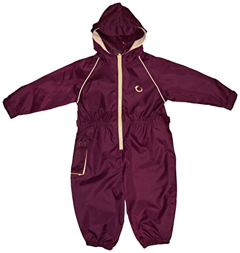 Hippychick All-in-One Waterproof Clothing - 3-4 Years, Burgundy/Sand
