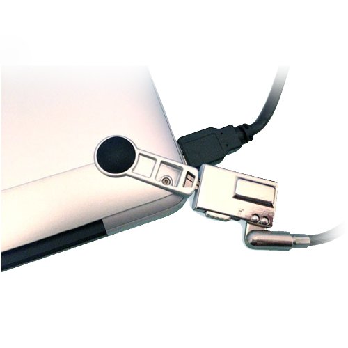 Maclocks Bracket mit Wedge Lock Kabelschloss für Apple MacBook Pro 13″ Retina [Aluminium | Unauffälliger Diebstahlschutz | 1mm dick] – MBPR13BRWEDGE - 2