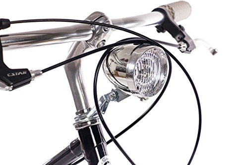 28″ Zoll NOSTALGIE CITYRAD CITY BIKE HERRENRAD CHRISSON VINTAGE CITY GENT N3 mit 3 Gang SHIMANO NEXUS schwarz 2017 - 6