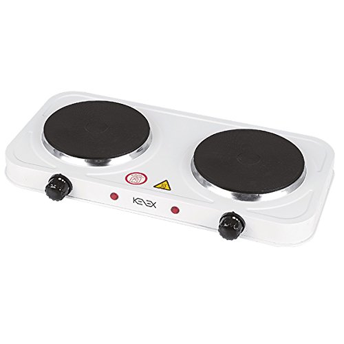 Kenex KXC-CEP2F Cocina Eléctrica 2000 W, Blanco