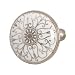 Produktbild Clayre & Eef Knauf Ornament grau Silber Möbelknopf Metall