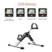 Price comparison product image Finether Mini Folding Pedal Exerciser Upper & Lower Body Exercise Cycle Bike with LCD Display and Adjustable Resistance Knob, Black