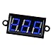 Produktbild Sharplace Mini Wasserdicht 0.56 ''Digital Spannung Meter DC 4-80V Prüfer LED-Panel Voltmeter für Auto,Motorrad,Batterie,Monitor - Blau, 42 x 24x 21mm