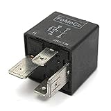 De color negro GOZAR 12V 4 Pines 70A 70 Amp Resistente Split Carga De Relé On-Off para Bicicleta De Motor Car Bike Van Boat