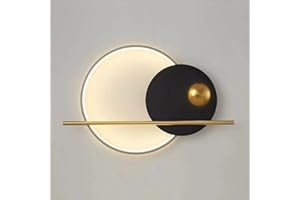 JADSSOX kinkiet LED, nowoczesna lampa ścienna oprawa oświetleniowa do salonu, oświetlenie do mycia ścian wewnętrznych kinkiety ścienne w stylu Art Deco 23 W kinkiety do salonu sypialnia restauracja