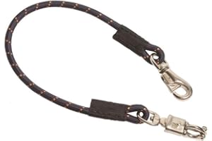 HORSE GUARD HorseGuard Elastik Anbinder 55 cm mit Panikhaken und Bull snap für Pferdeanhänger 1 Stück, Box, Stall, Trailer Tie