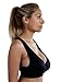 Marielle Night Time Sleep Maternity and Nursing Women's Bra, 4 Beautiful Colours to Choose From - Seamless Nursing Bra (L-XL, Black)