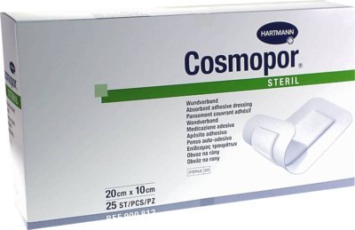 Cosmopor - Tiritas estériles (10 x 20 cm, 25 unidades)