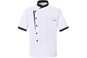 Nanxson Professional Chef Jacket for Men Women Long Sleeve Short sleeve Chef Uniform for Food Service, Restaurant, Hotel