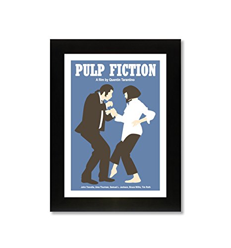 Pulp Fiction (A4 enmarcado) impresión de edición limitada