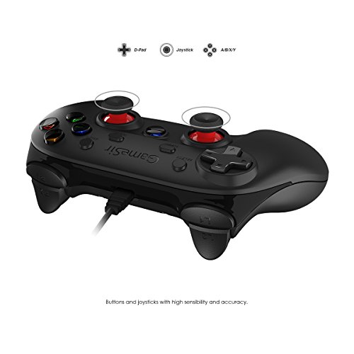 GameSir G3w Mando para Juegos con Cable  Gamepad para Android Smartphone   Windows PC   PS3  sin soporte para m  vil 