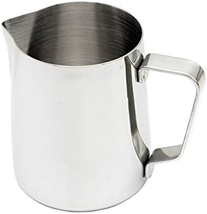 VENTUCI 600ml/20oz Milk Pitcher Medium Size | Milk Frothing Jug, Versatile Use, For Espresso Machine, As Coffee Milk Frother And Latte Maker, Fine Stainless Steel Finish Body, Portable