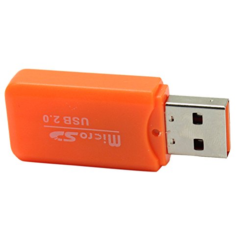 Merssavo 2 Stk USB 2.0 Kartenleser TF SD Kartenlesegerät Card Reader für Micro SD SDHC TF T-Flash - 5
